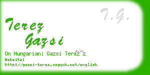 terez gazsi business card